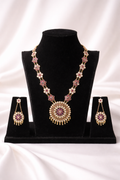 Yasmi Roshni Floral Premium Long Necklace Set