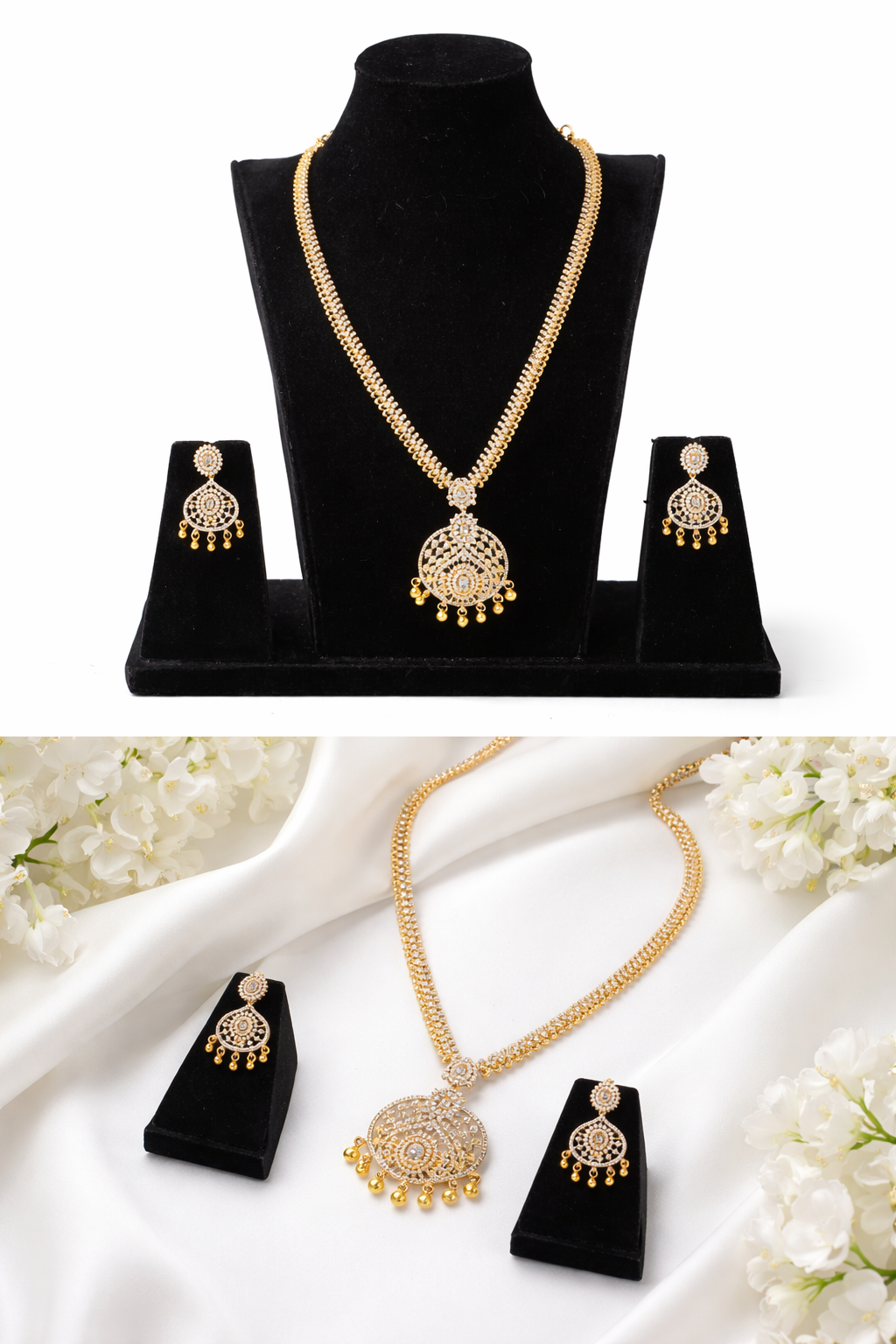 Yasmi Aarna Classic Premium Long Necklace Set