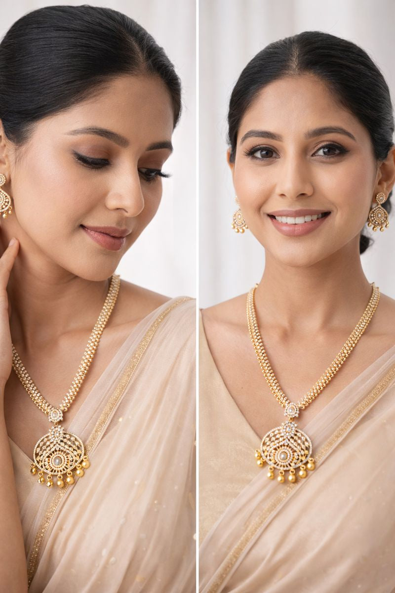 Yasmi Aarna Classic Premium Long Necklace Set