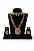 Yasmi Rajshree Premium Layered Necklace & Choker Set