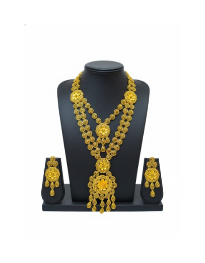 Yasmi Exclusive: The Royal Golden Bloom Filigree Set
