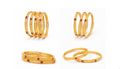 Yasmi Premium Gold-Finish Bangles