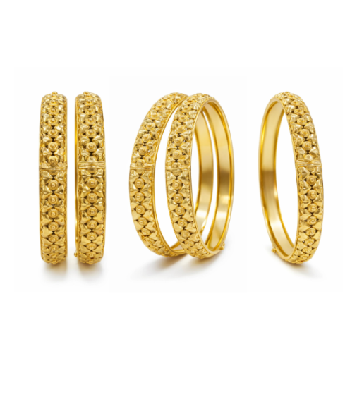 Yasmi Premium Gold-Finish Bangles – Grace That Lasts Forever